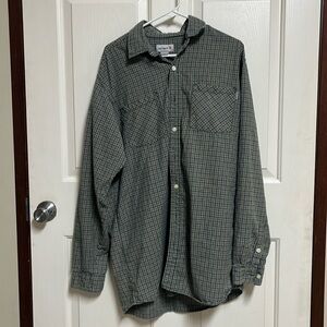 Carhartt Men’s Button Up Short Sleeve Shirt Size Large Tall